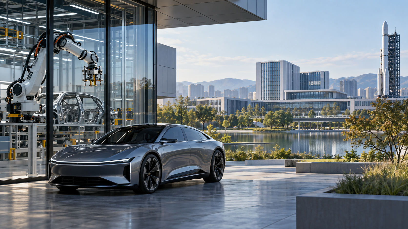 Program visual for the Hefei electric vehicle and clean energy expedition
